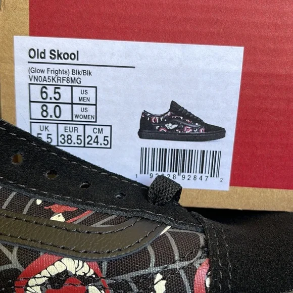 Vans Old Skool Glow Frights Black/Black MENS - Picture 16 of 16